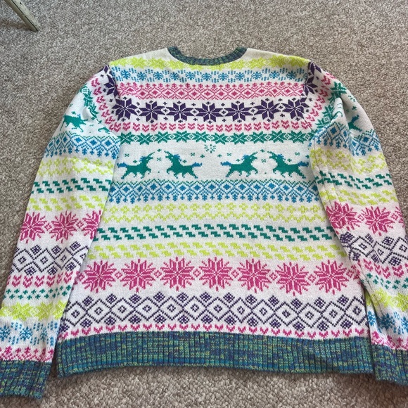 Large unicorn ugly sweater by Blizzard Bay. Excellent used condition. - Picture 6 of 10